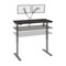 Bestar Bestar Upstand 48W x 24D Standing Desk with Dual Monitor Arm in deep grey 175860-000032 - alternate 9